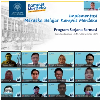 Fakultas Farmasi Selenggarakan Talkshow Implementasi Merdeka Belajar