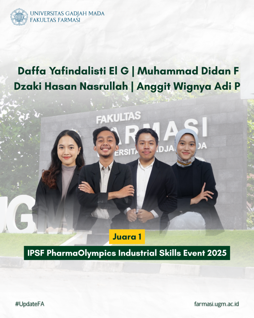 Mahasiswa Farmasi UGM Raih Juara Pertama di IPSF Industrial Skills ...